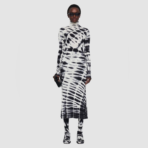 Joesph tie dye dress - Ivory/Black - XL - Picture 1 of 13